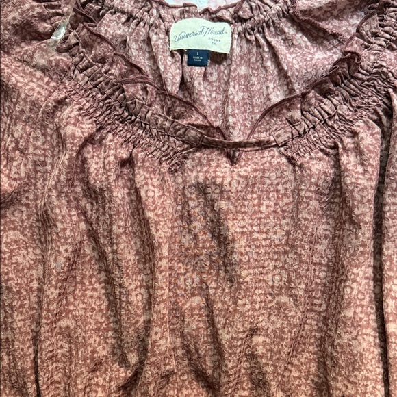 Universal Thread Dusty Rose Ruffle Blouse - Picture 2 of 3